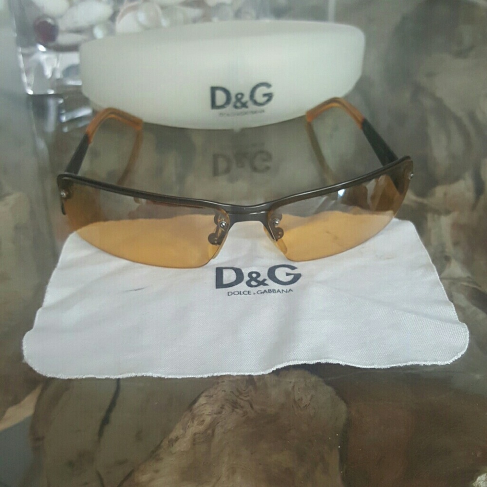 COPY - Dolce & Gabbana Gold Colored  Sunglasses